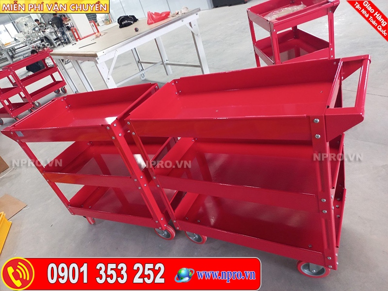 Mẫu xe đẩy dụng cụ, xe đựng đồ nghề giá rẻ nhất hiện nay