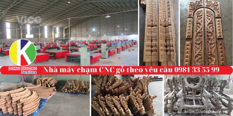 Xưởng chạm gỗ CNC giá rẻ tại Biên Hoà, Đồng Nai