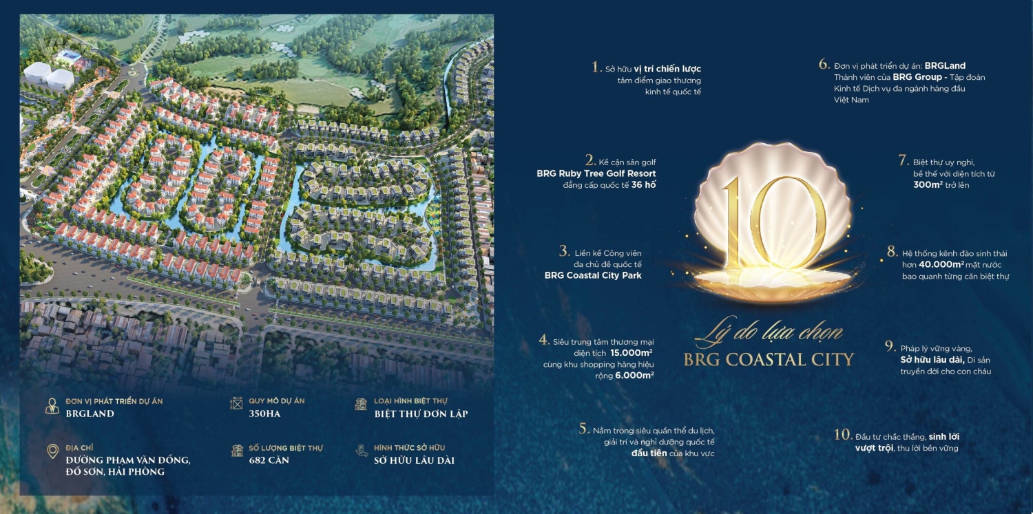 Ra mắt quỹ hàng giai đoạn 2 BRG Đồ Sơn Sở hữu lâu dài Kế sân Golf 18 hố Booking ngay