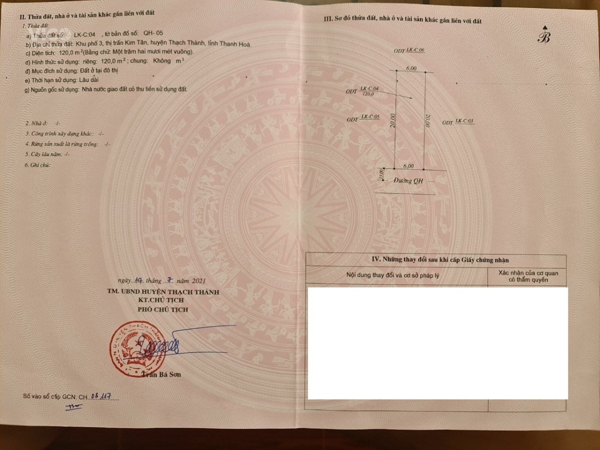 Đất Vàng Để An Cư Tại Thị trấn Kim Tân Thạch Thành Thanh Hóa