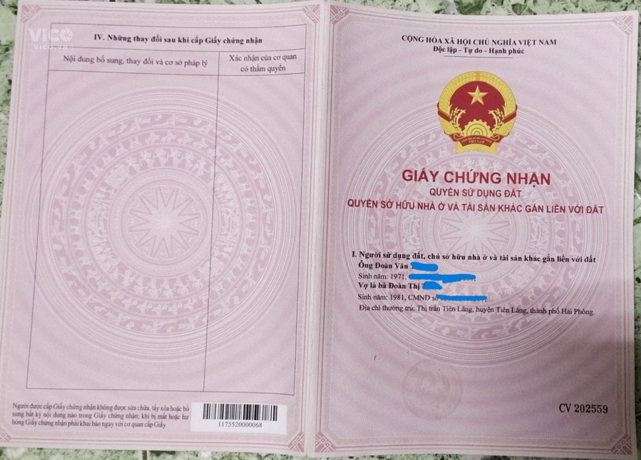 CẦN CHUYỂN NHƯỢNG LÔ ĐẤT ĐẸP TẠI KHU 3 THỊ TRẤN TIÊN LÃNG