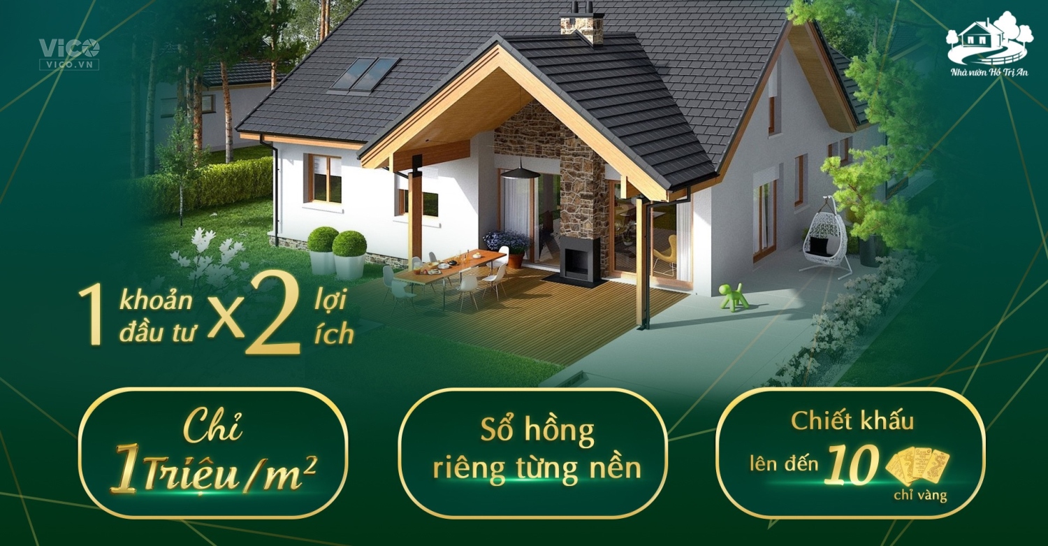 ĐẤT VƯỜN GLAMPING VIEW HỒ TRỊ AN CỰC CHILL