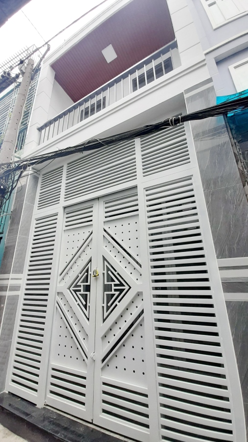 Nhà nở hậu mới xây hẻm 219 Tạ Quang Bửu P3Q8. Trệt,lầu. Giá 4,15 tỷ TL