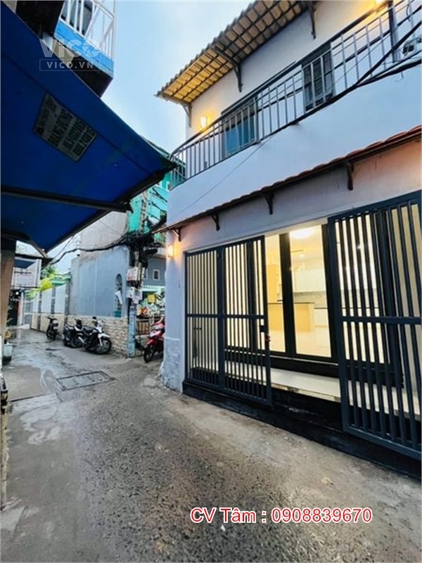 Bán nhà Hẻm 3m, Lô gốc 2MT , Bùi Văn Ba , chỉ 3,79 tỷ