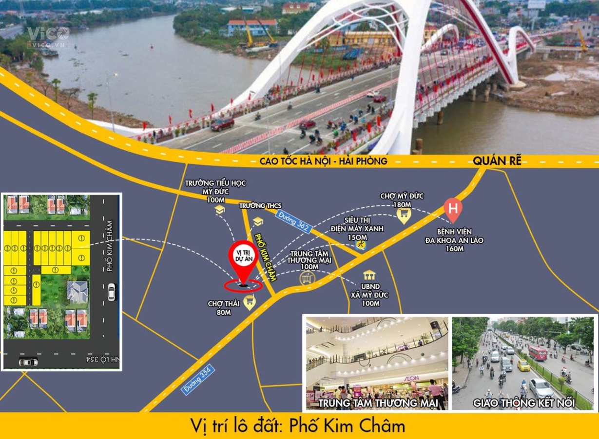Cần bán ô đất sổ đỏ chính chủ giá rẻ nằm trên cung đường đẹp nhất Mỹ Đức An Lão Hải Phòng.