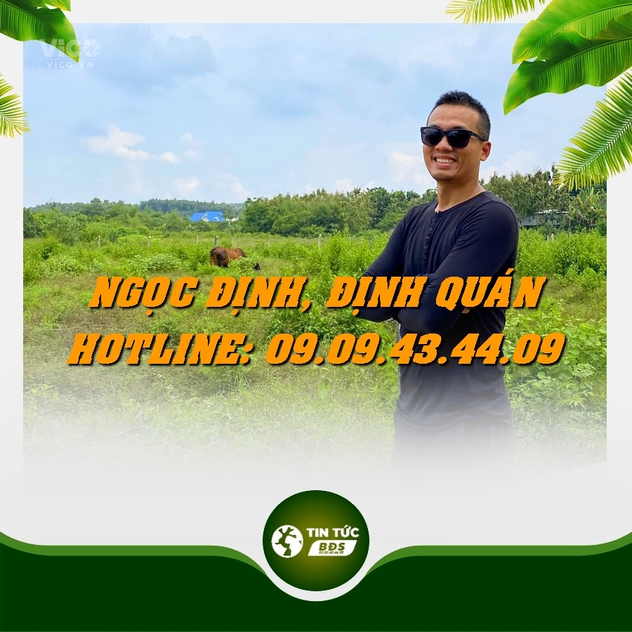 BÁN ĐẤT XÃ NGỌC ĐỊNH, HUYỆN ĐỊNH QUÁN ĐẸP NHẤT ĐT 0909434409