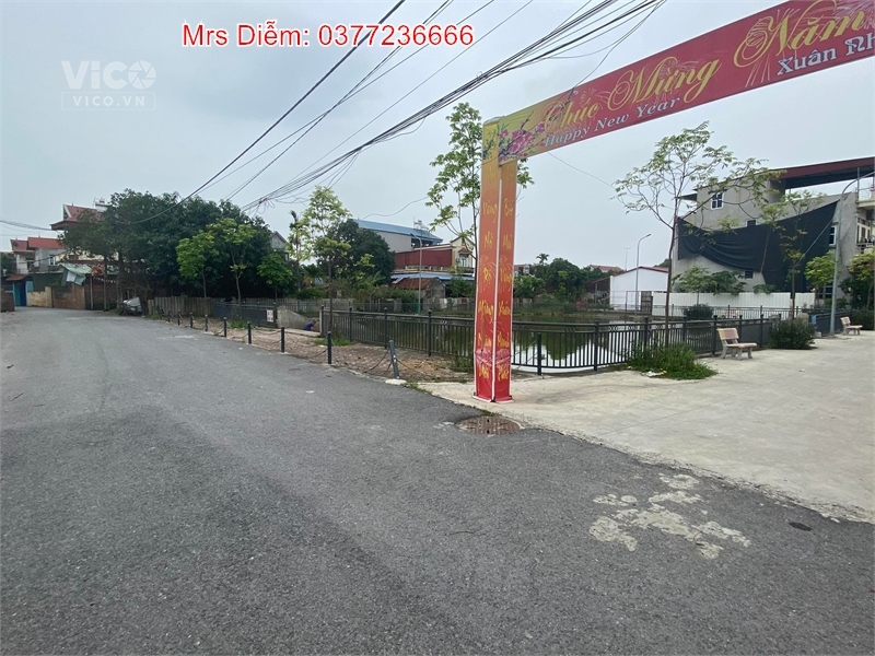 2.3 tỷ, Cần bán 70m đất lô góc tuyệt đẹp tại Khê Nữ, Nguyên Khê, Đông Anh