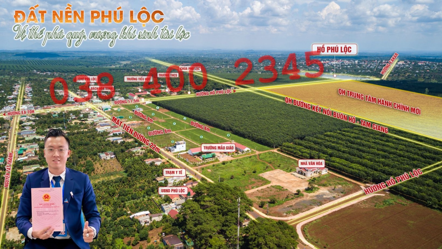 Đất nền sổ đỏ Đăk Lăk QL29 ven thị xã Buôn Hồ giá rẻ nhất Việt Nam
