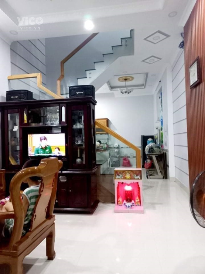 XÁCH VALI VÀO Ở NHÀ MỚI, KDC TĂNG LONG QUẬN 9, DT 51M2, BTCT 3 TẦNG NHỈNH 4 TỶ