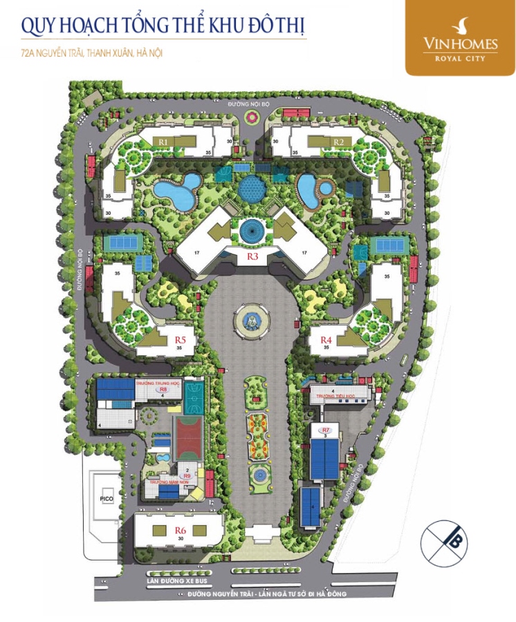 Chính chủ cần tiền bán gấp căn hộ 2PN tòa R4 Royal city cực kỳ vuông vắn, diện tích 105m2. LH