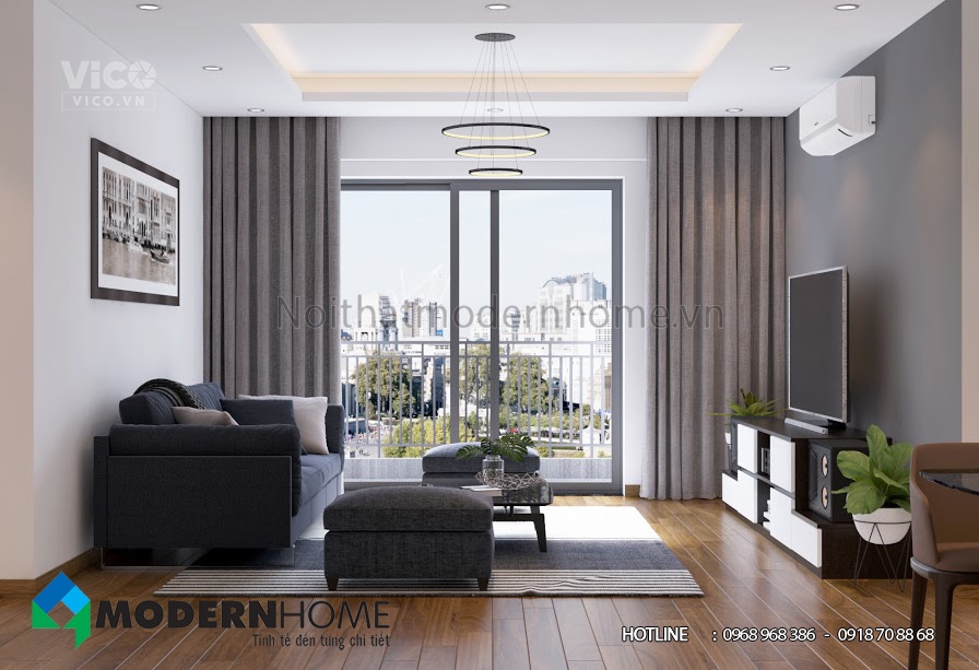 Bán gấp cắt lỗ CCCC full nội thất, 3 ngủ 2WC, 130m2 tòa R1 Goldmarkcity.dve0