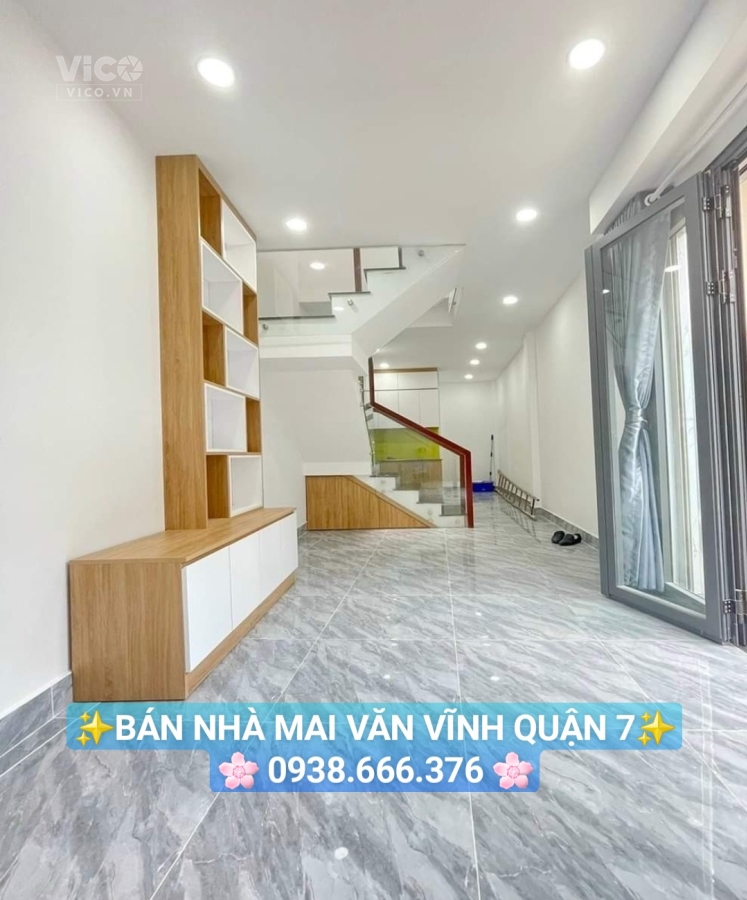 Bán nhà hẻm Mai Văn Vĩnh Quận 7 Nhà mới đẹp , tặng full nội thất