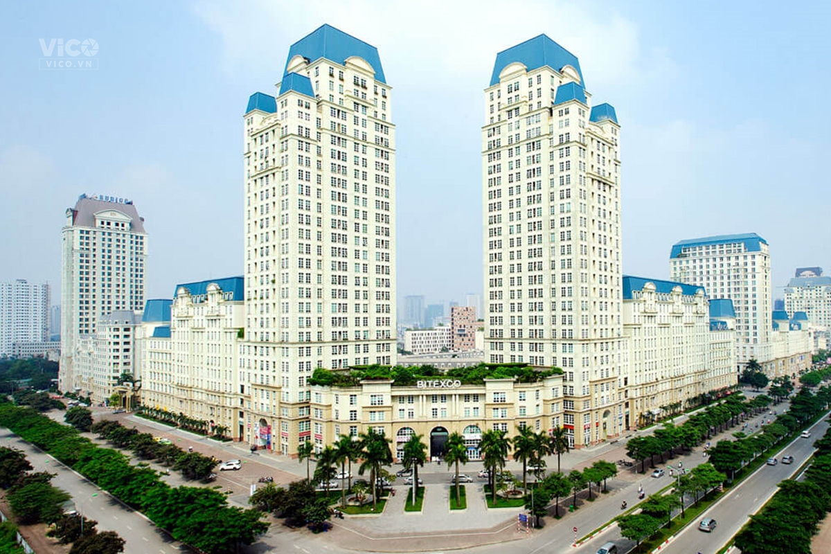 Cho thuê văn phòng The Manor khu Hàn Quốc diện tích đa dạng