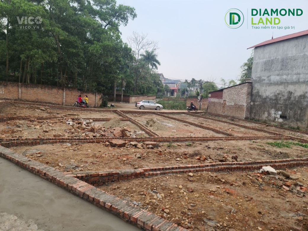 nhỉnh 1 tỷ có ngay 76,8m . full thổ cư .đường oto đỗ đất , ngõ thông . tại Vệ Ninh Phù Ninh