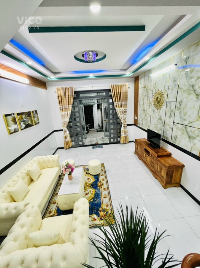 NHÀ SIÊU ĐẸP, NỘI THẤT CAO CẤP, 54M2 NỞ HẬU, 3 TẦNG 3PN, BUÌ QUANG LÀ, GÒ VẤP HƠN 4 TỶ
