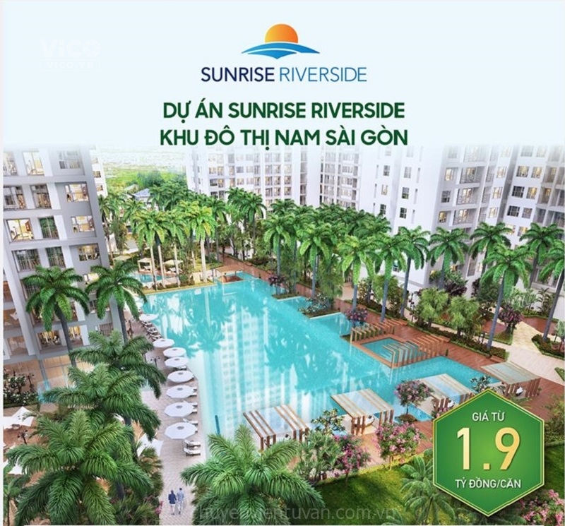 Bán căn hộ Sunrise Riverside của NovaLand tiếp giáp Phú Mỹ Hưng giá từ 45tr/m2 LH 0902534990