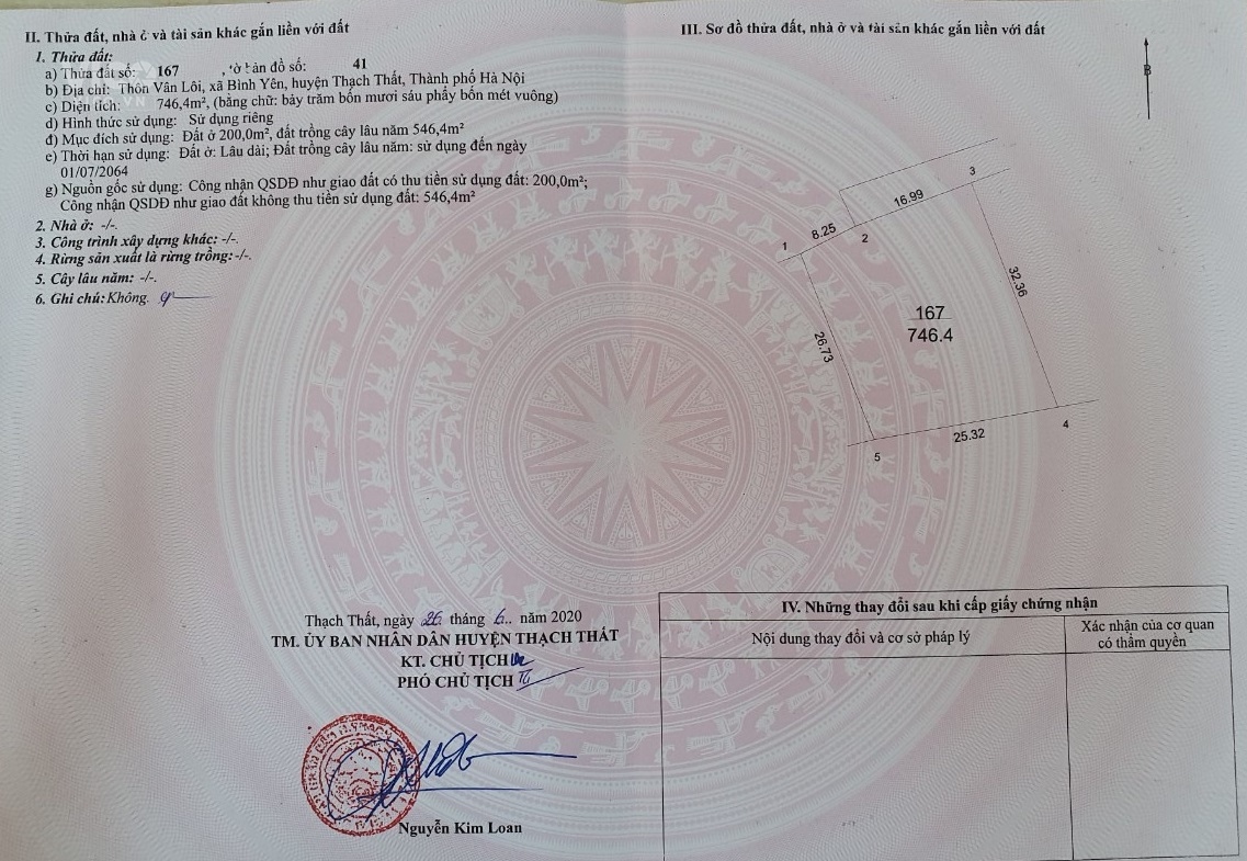 Bán đất xây trọ chung cư mini khu Công Nghệ Cao Hòa Lạc Diện tích 746m mặt tiền 25m