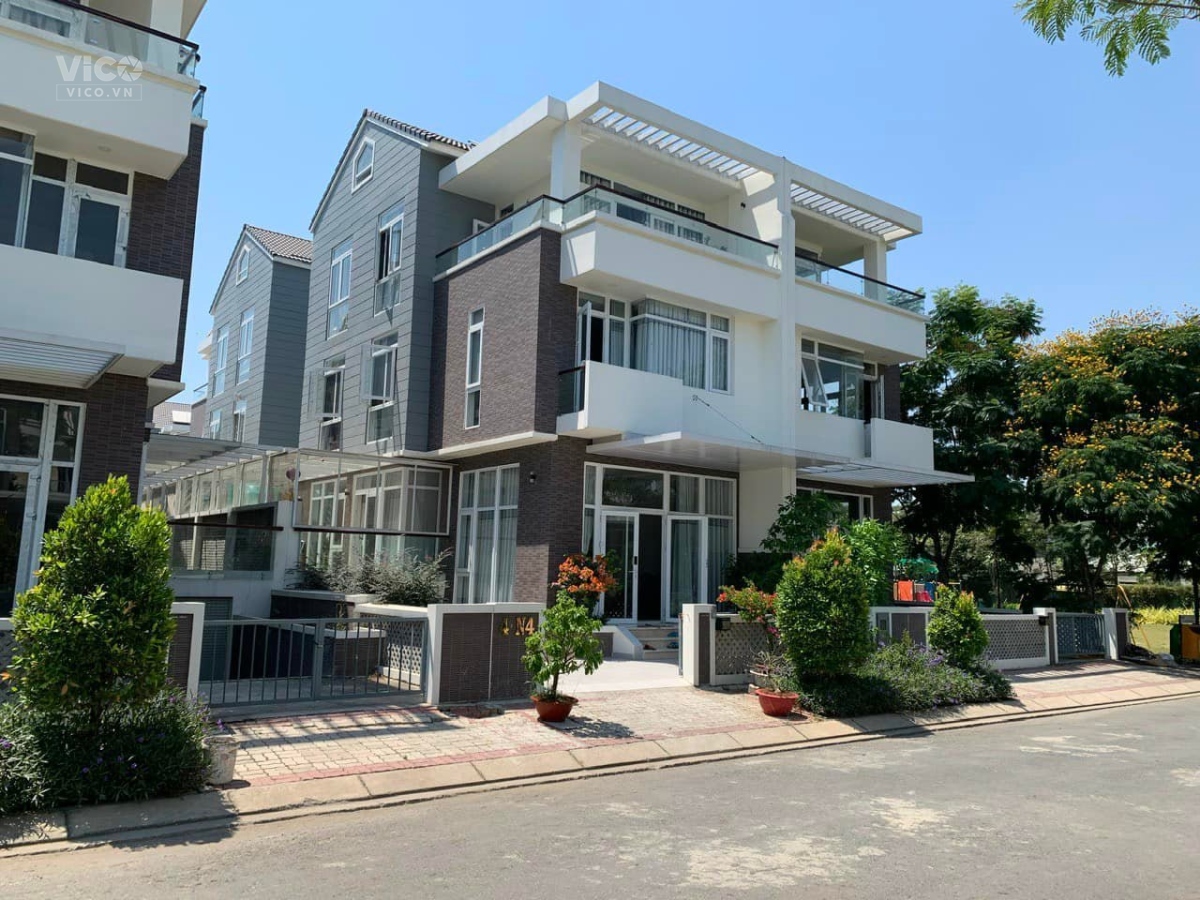 BIỆT THỰ ĐƠN LẬP KDC TÂN QUY ĐÔNG VIEW CÔNG VIÊN VEN SÔNG CHỈNH NHỈNH 200 TRIỆU/M2