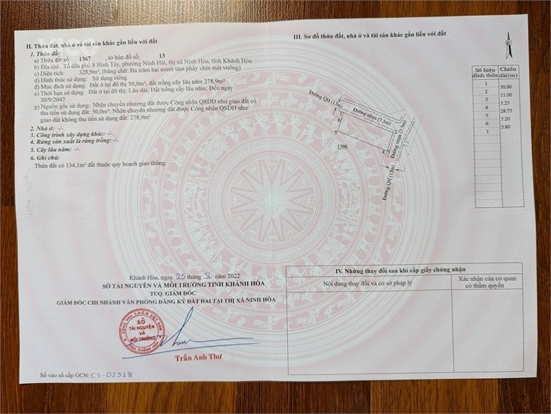 Bán đất Dốc Lết phường Ninh Hải, Tx Ninh Hòa Lô góc ngã 4 tiện xây khách sạn Đất Cường