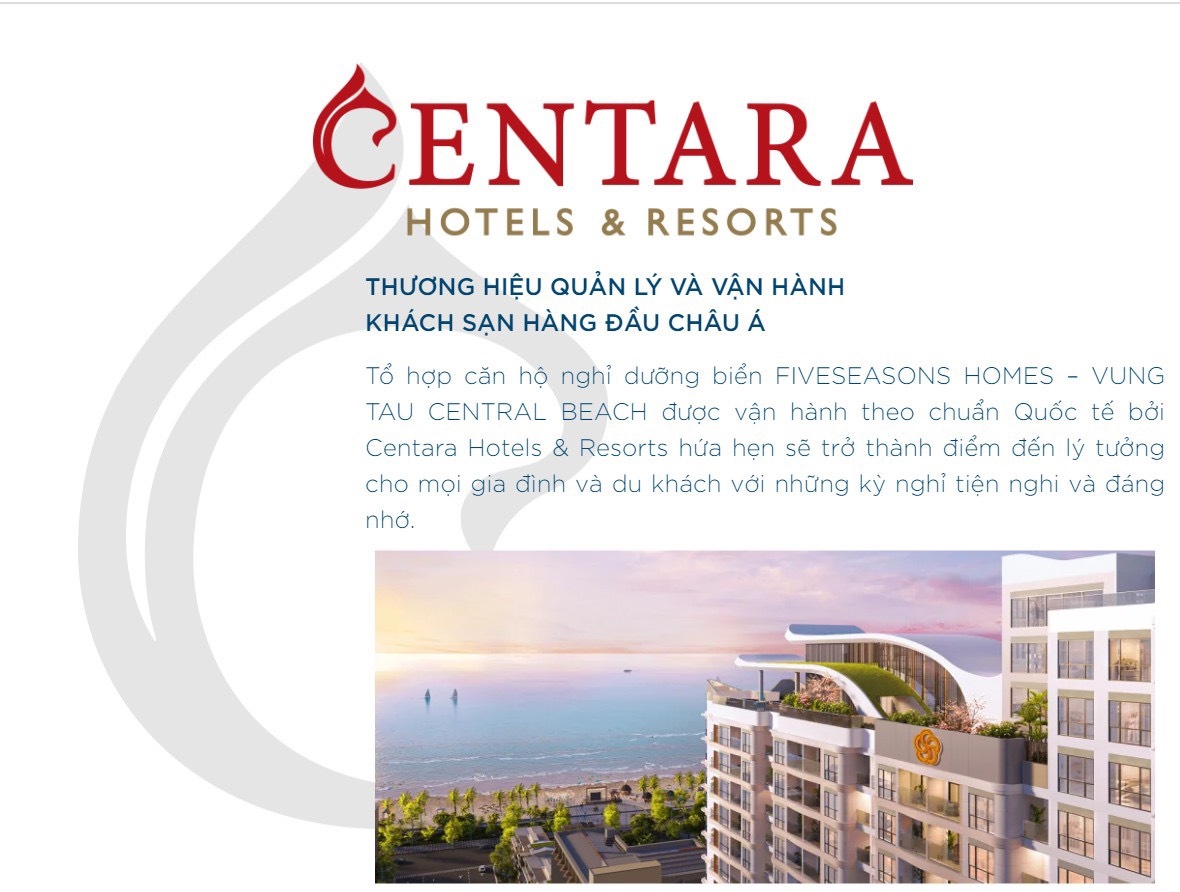 Fiveseasons Homes Central Beach chuẩn 5 sao Liên hệ 0901325595