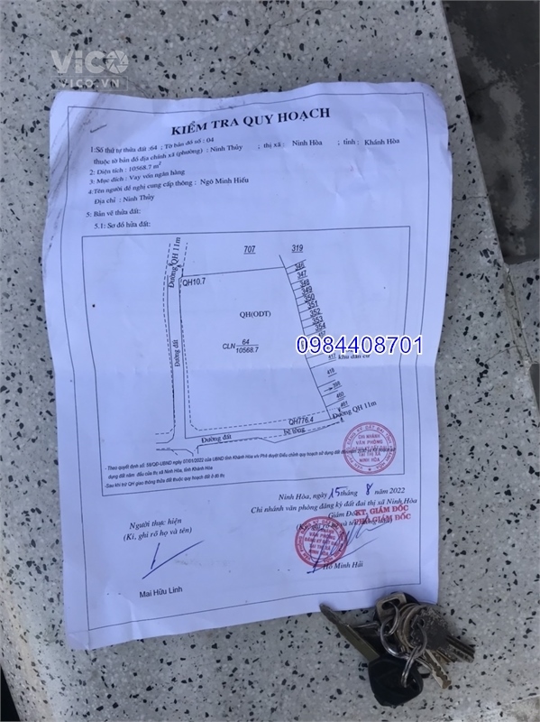 Bán đất Dốc Lết, phường Ninh Thủy 10568m2 giá 50 tỷ Đất Cường Vân Phong