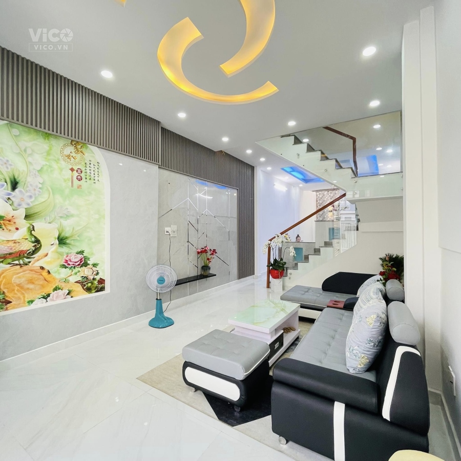 Ô TÔ VÀO NHÀ 57M2, 4 TẦNG, 4 PN NỘI THẤT CAO CẤP KHU DÂN TRÍ PHÁP LÝ CHUẨN.