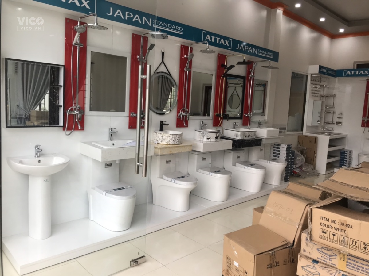 Mở cửa hàng , showroom thiết bị vệ sinh ở bà rịa vũng tàu.