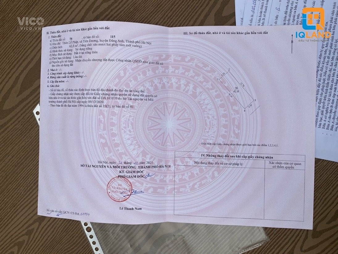 Bán đất Lễ Pháp gần CV Kim Quy giá chưa tới 3 tỷ, ô tô đỗ cửa sát trục chính.