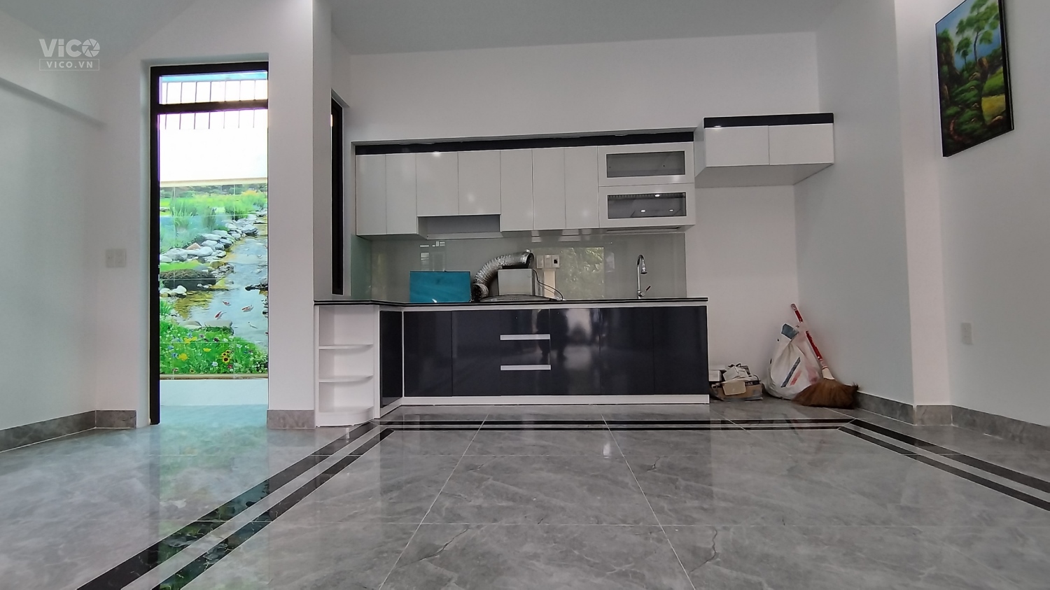 Bán nhà xây mới 3 tầng xây kiểu Vila, đường Mỹ Tranh, Nam Sơn Diện tích 58m2, giá 2,350 tỉ