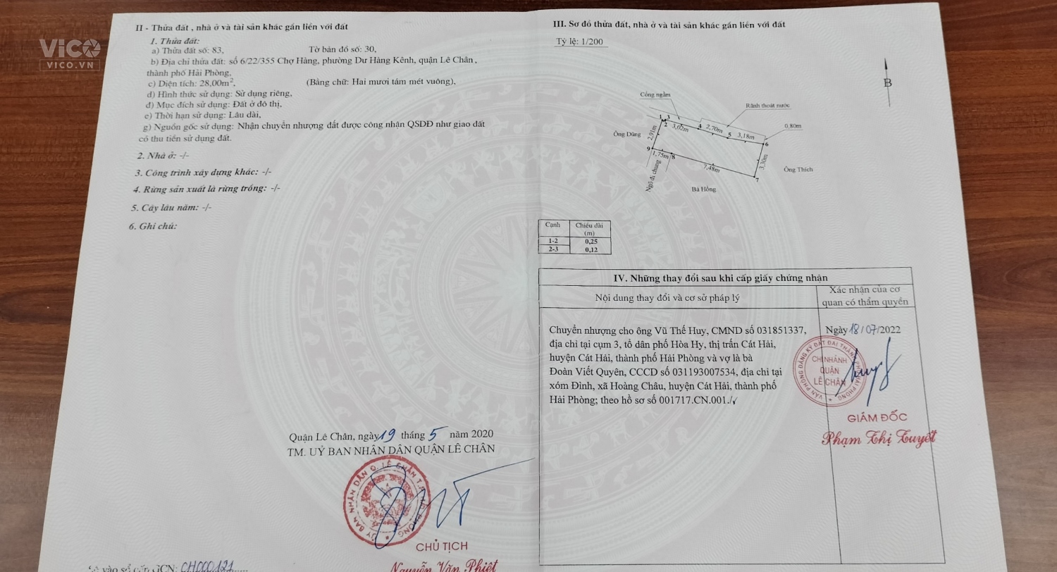 Sở Hữu Ngay Căn Nhà Đẹp 2 Tầng Vị Trí Đắc Địa Tại TP Hải Phòng