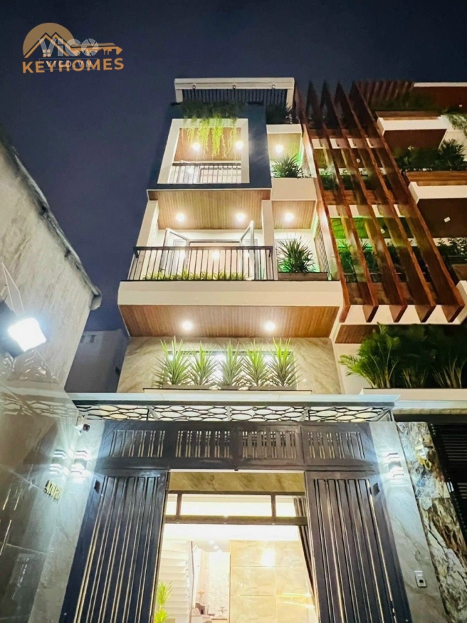 Nhà 4 Tầng 4x19 Thang Máy Phường 10 Gò Vấp