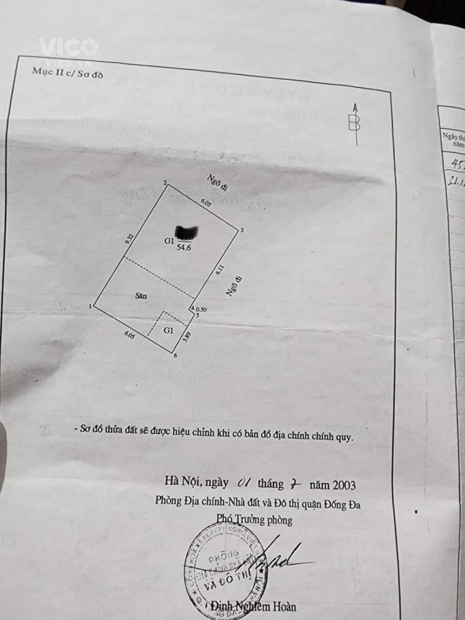 BÁN ĐẤT TÔN ĐỨC THẮNG, LÔ GÓC, 55M2 MT 6M, GIÁ 3.8 TỶ