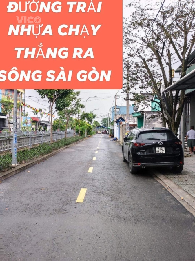 ĐẤT HAI MẶT TIỀN CÓ KHO XƯỞNG ĐANG HOẠT ĐỘNG NGANG 9M ĐẸP HAI MẶT TIỀN ĐƯỜNG ĐỀU TRẢI NHỰA VIEW
