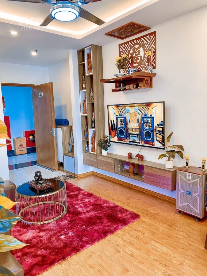 Bán căn hộ chung cư Ecohome 3 Đông Ngạc Bắc Từ Liêm, 63m2, 2 ngủ, 2 vệ sinh, để lại toàn bộ nội