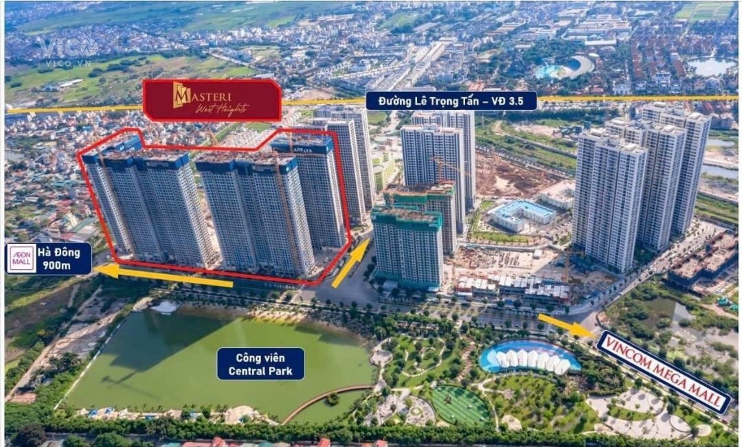 Dự án Masterise West Heights Tây Mỗ Đại Mỗ, Nam Từ Liêm