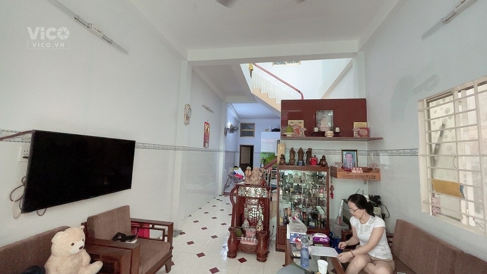 Nhà Bán Lý Thái Tổ,P9,Quận 10, 1Trệt 1 Lầu, 4.3 x17m 89tr/m2 104m2