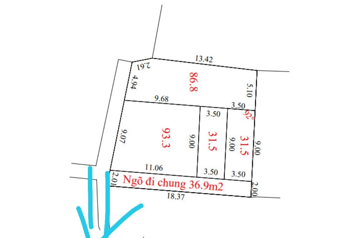Bán 31.5m2 đất Kim Chung Hoài Đức, mặt tiền đẹp 3.5m, sâu 9m, giá 1.3 tỷ. lh 0382.703.234