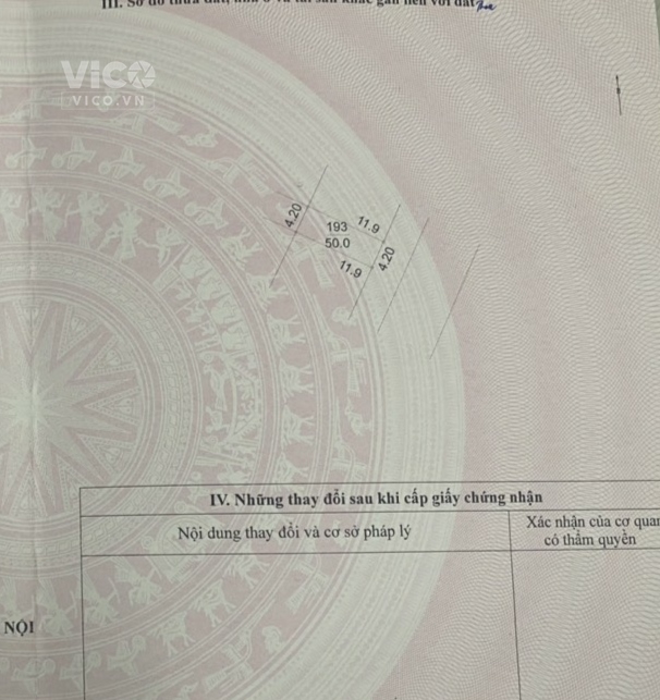 Cần Bán Đất Khu Dịch Vụ Xa La Phúc La Hà đông dt50m MT4,2M Giá chỉ 8,6 tỷ