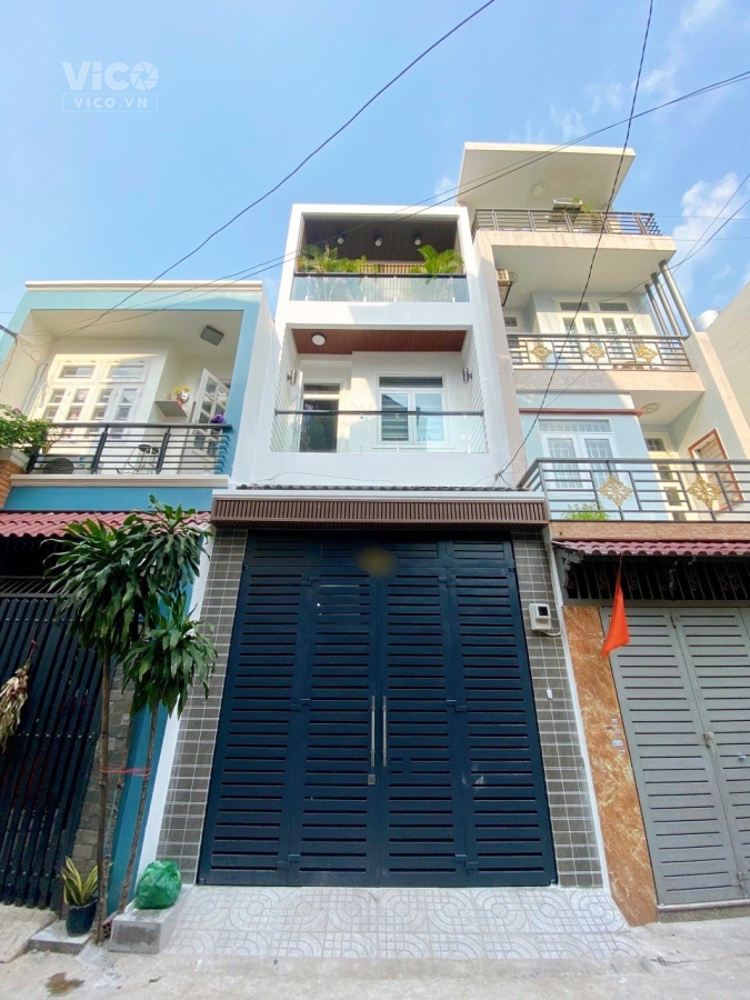 Bán nhà hẻm 6m thông đường Vườn Lài 4x16m 2 lầu sân thượng, khu an ninh dân trí cao