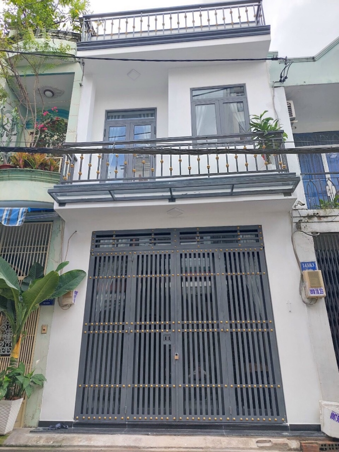 Bán nhà hẻm nhựa 6m thông đường Gò Dầu, Đúc 1 lầu mới đẹp Giá 5.9 tỷ TL