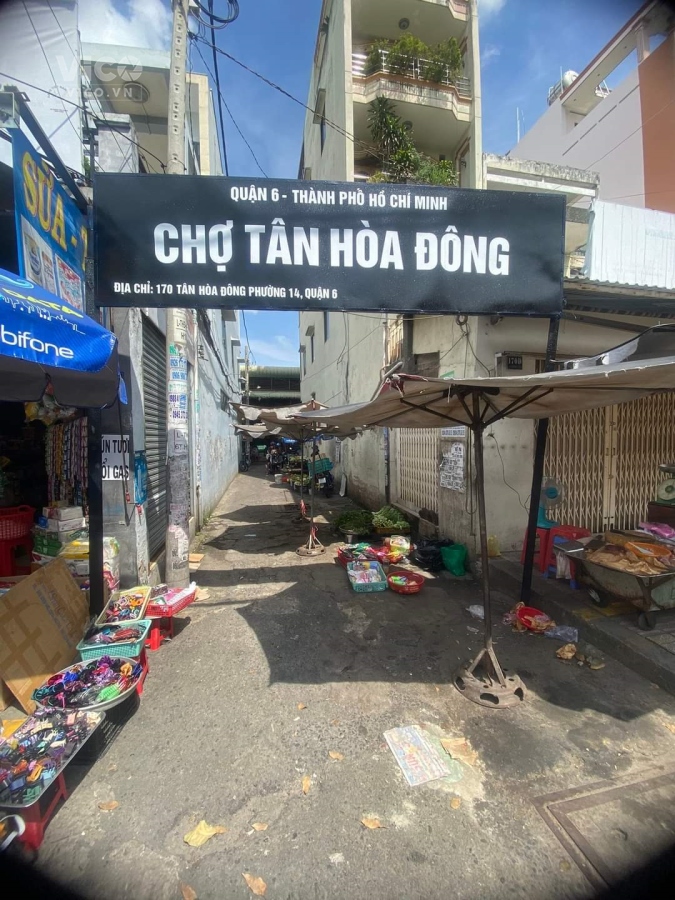 QUẬN 6, NGAY CHỢ TÂN HOÀ ĐÔNG, GẦN VÒNG XOAY PHÚ LÂM, VỪA Ở VỪA KINH DOANH, SỔ VUÔNG VỨC, NHÀ ĐẸP