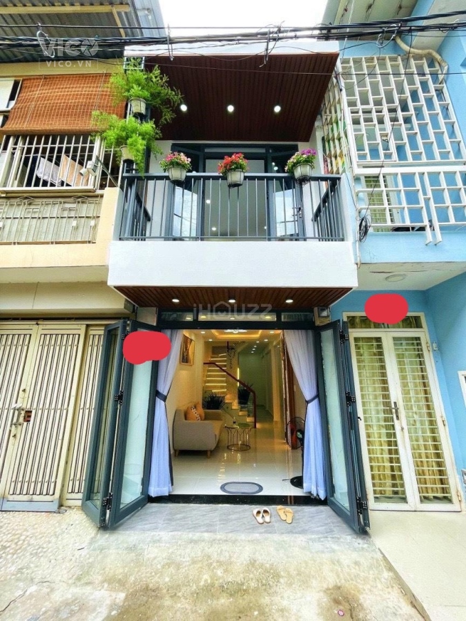 NHÀ MỚI BÌNH THẠNH ĐƯỜNG LÊ QUANG ĐỊNH 2PN2WC4TY3