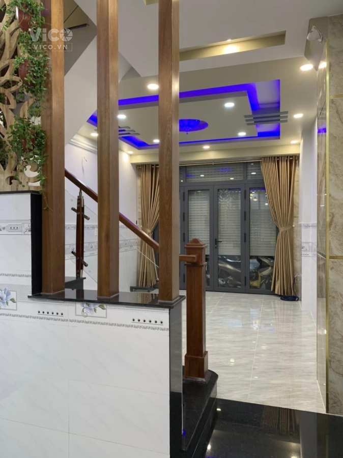 Nhà mới siêu đẹp Tân Phú,4x9,3 tầng,vuông vức,hẻm 6m thông,chỉ nhỉnh 5 ty