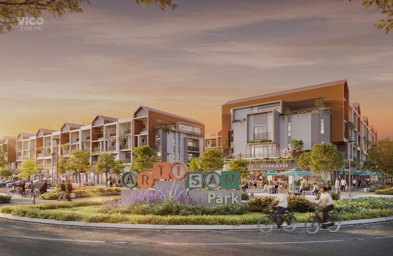 Dự án nhà phố thương mại Artisan Park thanh toán chỉ 50% nhân nhà Trung tâm Thành Phố Mới Bình Dương