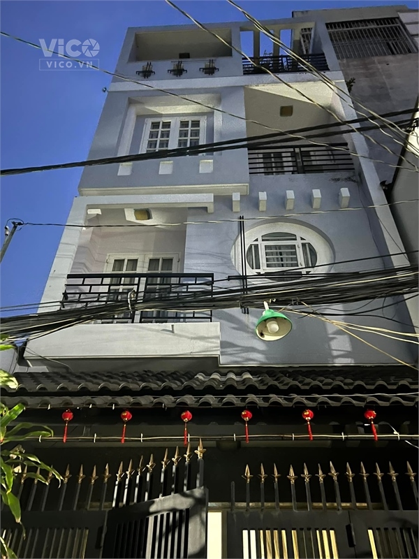 Bán nhà hẻm 4m bê tông, DT 75m2, 5 tầng, 5 x 13m, Trần Văn Ơn, P.Tân Sơn Nhì, Q. Tân Phú.