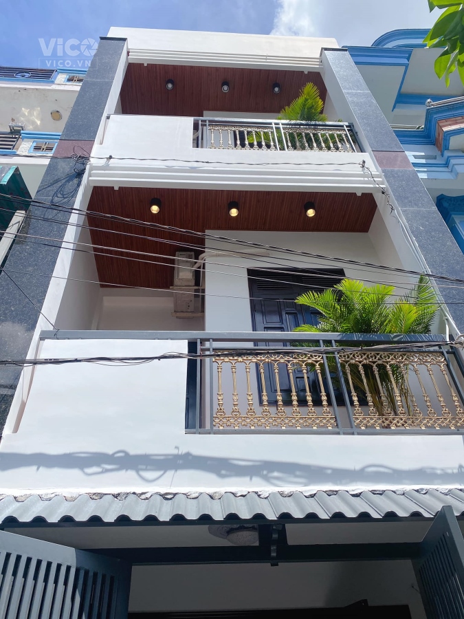 Bán nhà 4 tầng cách HXH chỉ 10m Phú Thuận Quận 7 . 57m2 nhỉn 5 tỷ
