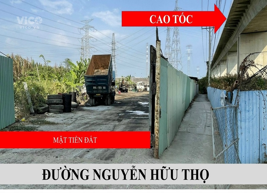 Bán Đất Mặt Tiền Nguyễn Hữu Thọ Xã Long Thới Huyện Nhà Bè, TP. HCM