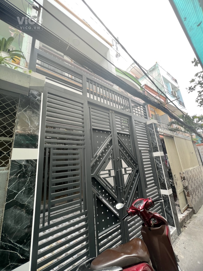 Nhà mới trệt/lầu hẻm thông đường Phạm Thế Hiển P6Q8