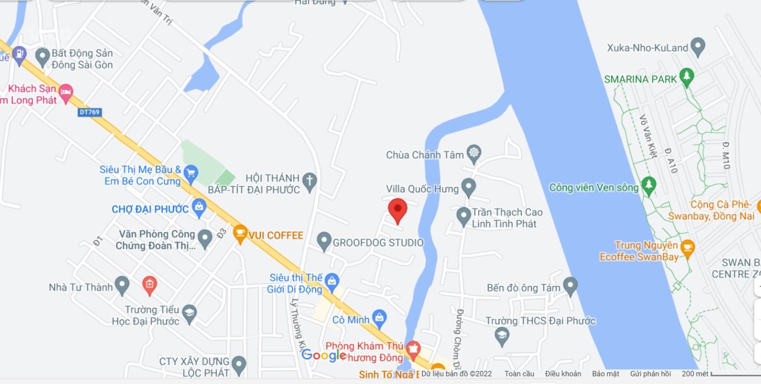 Cần bán khu đất gần 3400m2 đất vườn có 1000m2 thổ cư view sông Ông Kèo