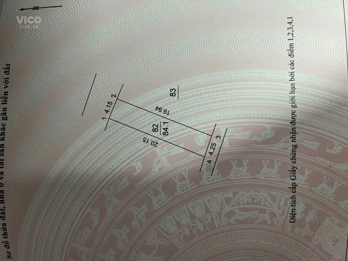 Bán gấp 84,1m2 đất bìa làng Thố Bảo, Vân Nội, Đông Anh giá chỉ 4xtr/m2.